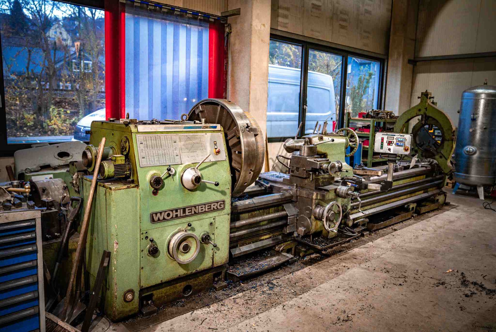 Wohlenberg Spitzendrehbank